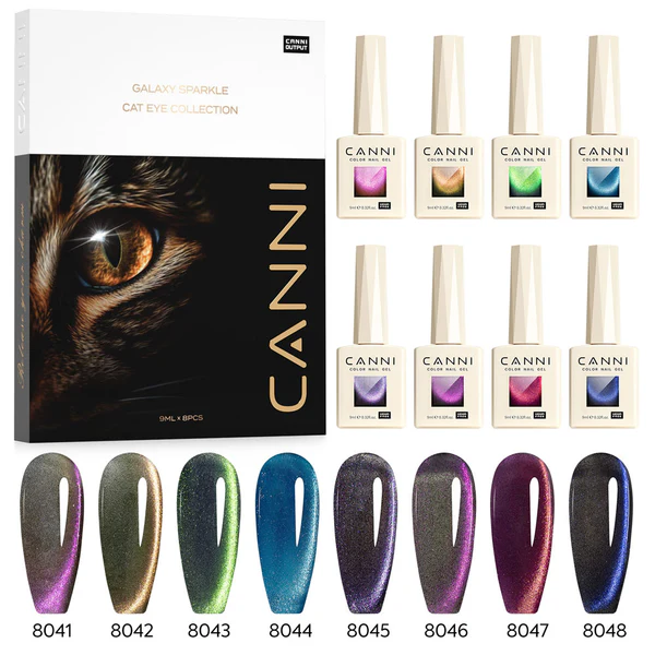 CANNI HEMA FREE  szett 8x9ml - No.06 - Starry Sky Miracle Collection