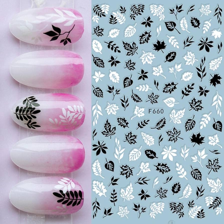 Köröm matrica 3D-s No.F660 fekete-fehér 