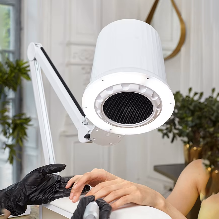 Professzionális 2-in-1 porelszívó és lámpa - 80W - ingyenes extra állvánnyal