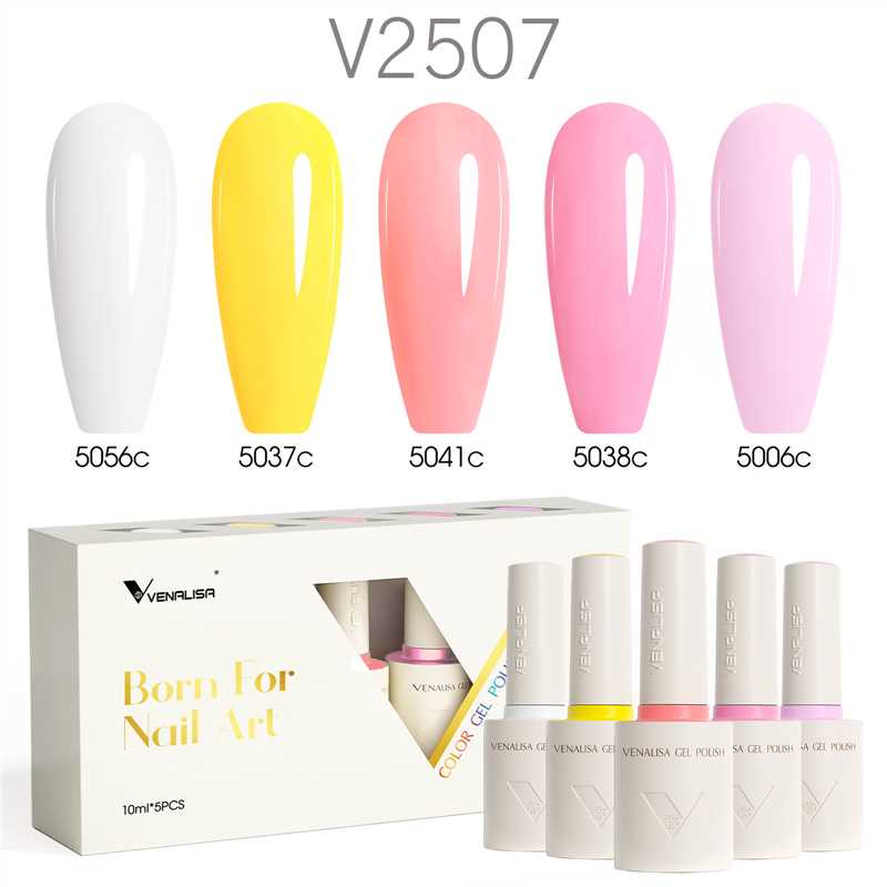 Venalisa 5 db-os UV/LED Gél lakk szett - 5x10 ml - V2507