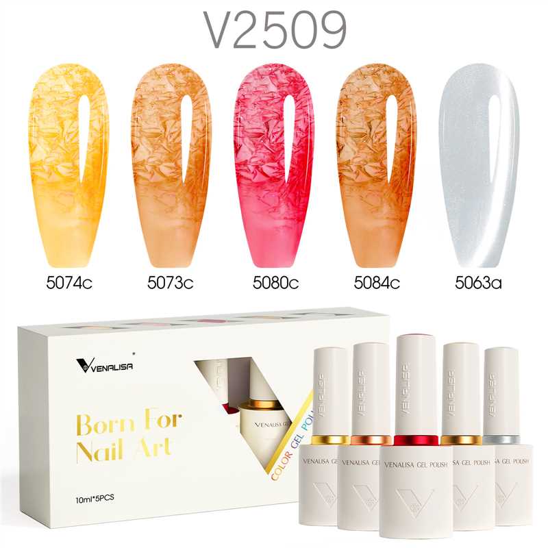 Venalisa 5 db-os UV/LED Gél lakk szett - 5x10 ml - V2509