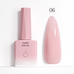 CANNI HEMA FREE Rubber Base Gel - 9 ml - X06 Rose