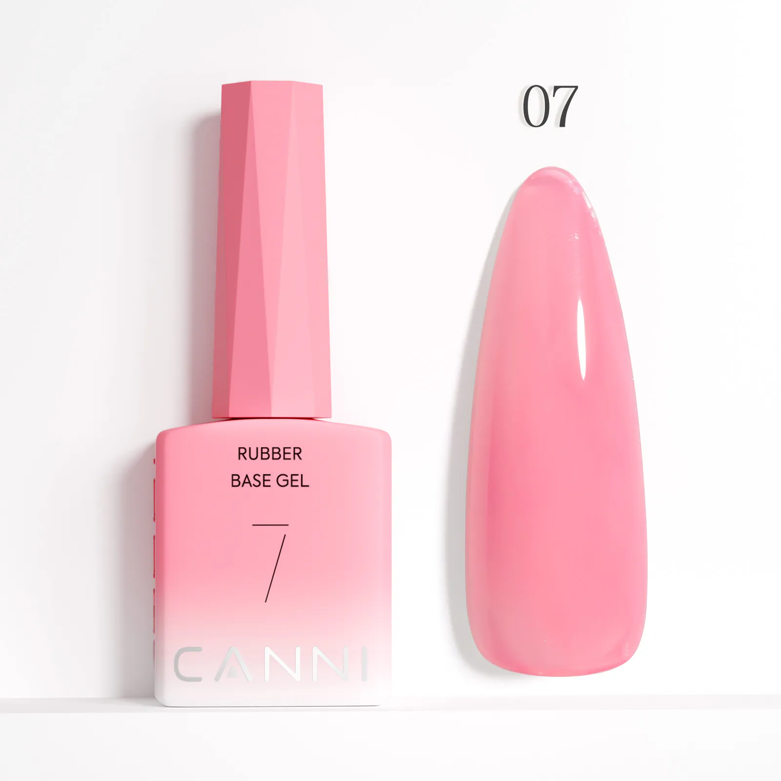 CANNI HEMA FREE Rubber Base Gel - 9 ml - X07 Baby Pink