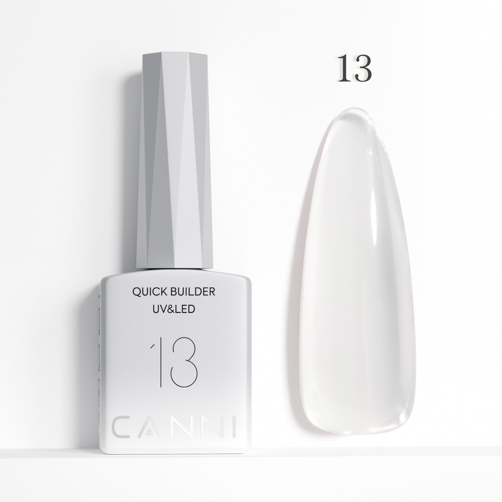 CANNI HEMA FREE Quick Builder Gel - 9 ml - X13 Clear