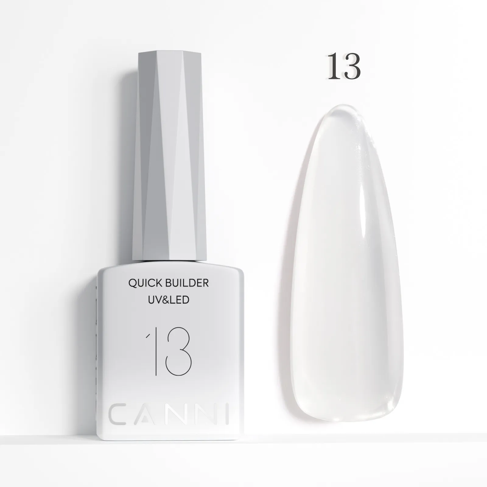 CANNI HEMA FREE Quick Builder Gel - 9 ml - X13 Clear