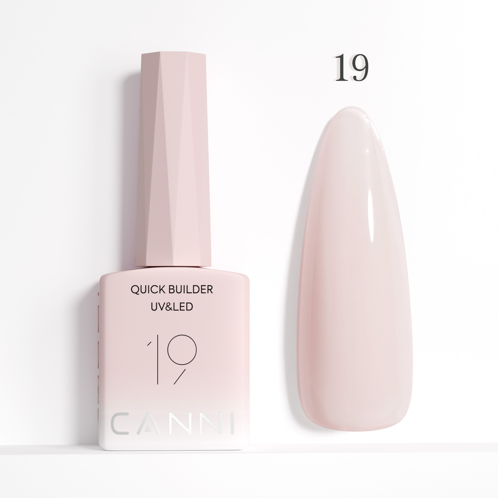 CANNI HEMA FREE Quick Builder Gel - 9 ml - X19 Softy
