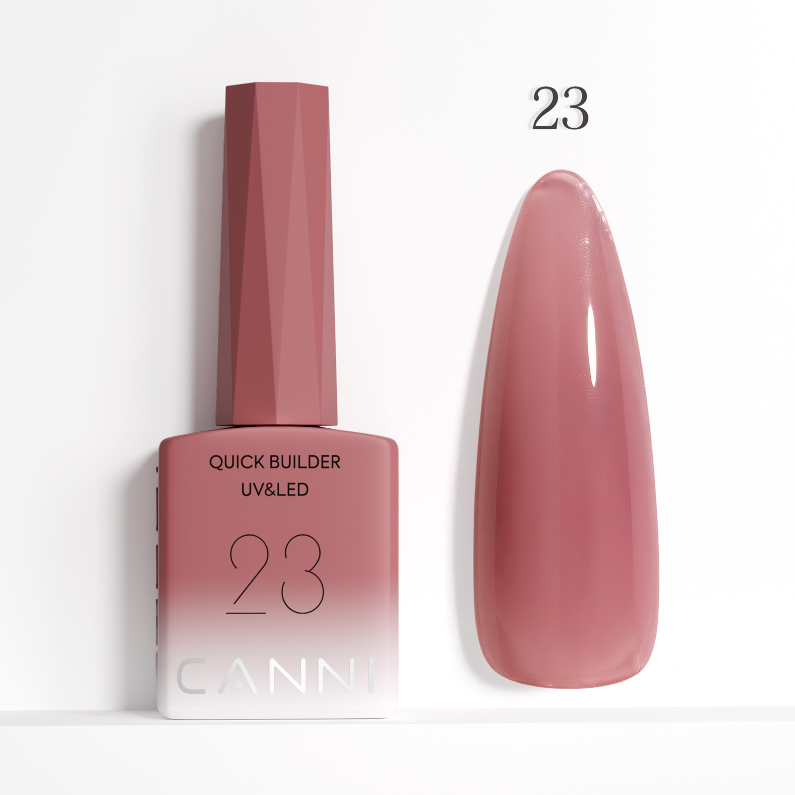 CANNI HEMA FREE Quick Builder Gel - 9 ml - X23 Dark Cover