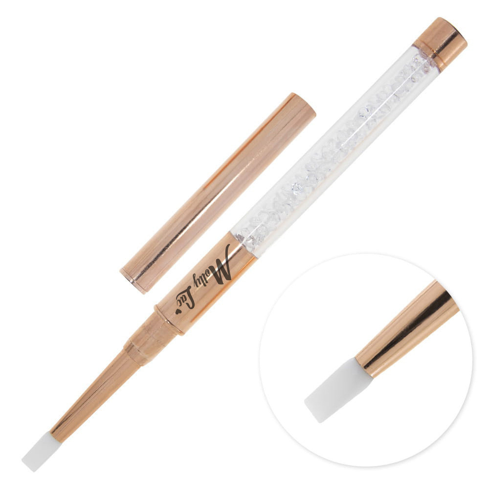 Rosegold szilikon ecset gyurmazseléhez és 3D formákhoz