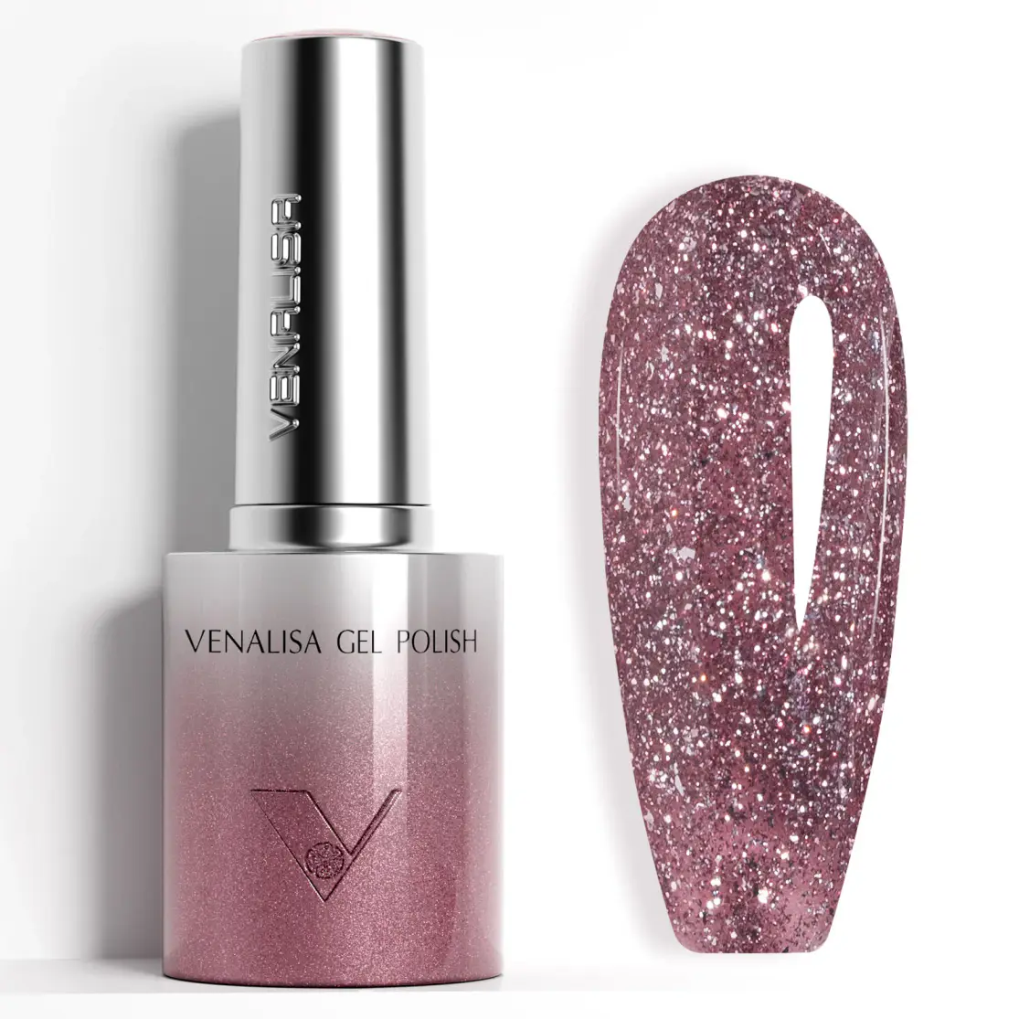 Venalisa UV/LED Gél Lakk 10 ml No.5604 - Glitter Gel