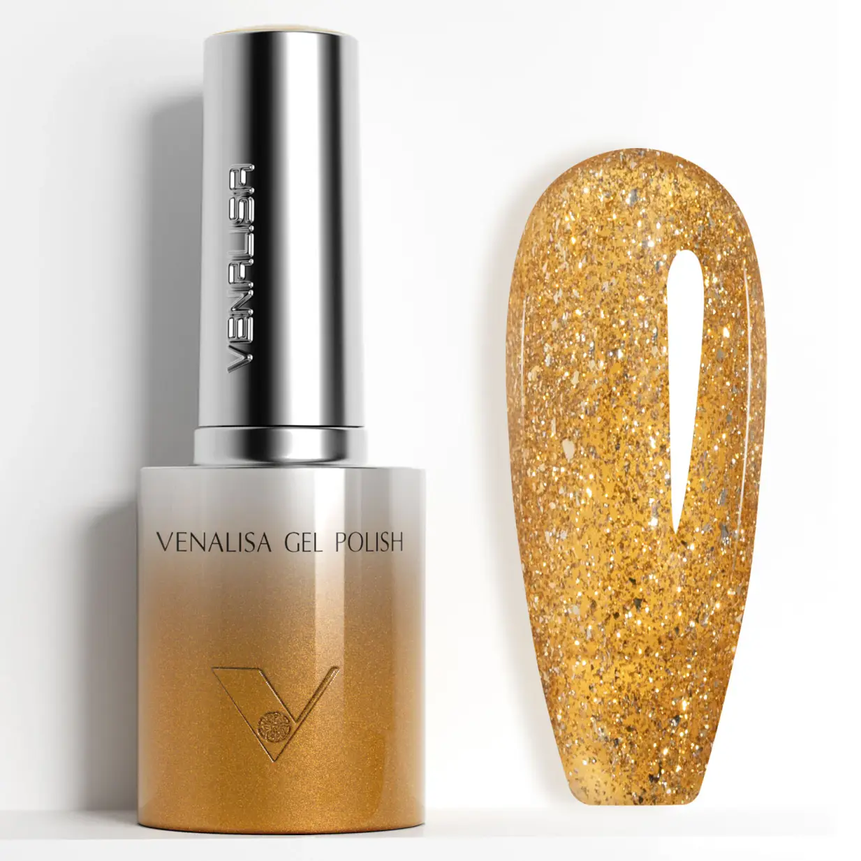 Venalisa UV/LED Gél Lakk 10 ml No.5609 - Glitter Gel