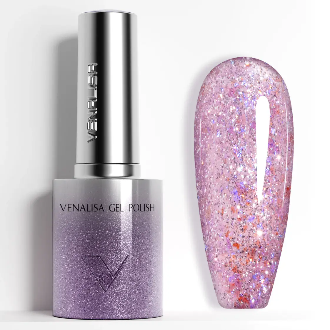 Venalisa UV/LED Gél Lakk 10 ml No.5621 - Glitter Gel