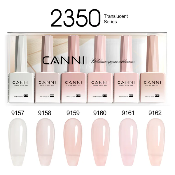 CANNI HEMA FREE UV/LED gél lakk szett 6x9ml - 2350