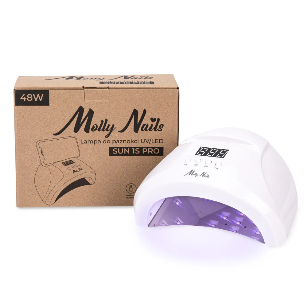 MollyNails SUN 1S PRO UV/LED műkörmös lámpa 48W – fehér