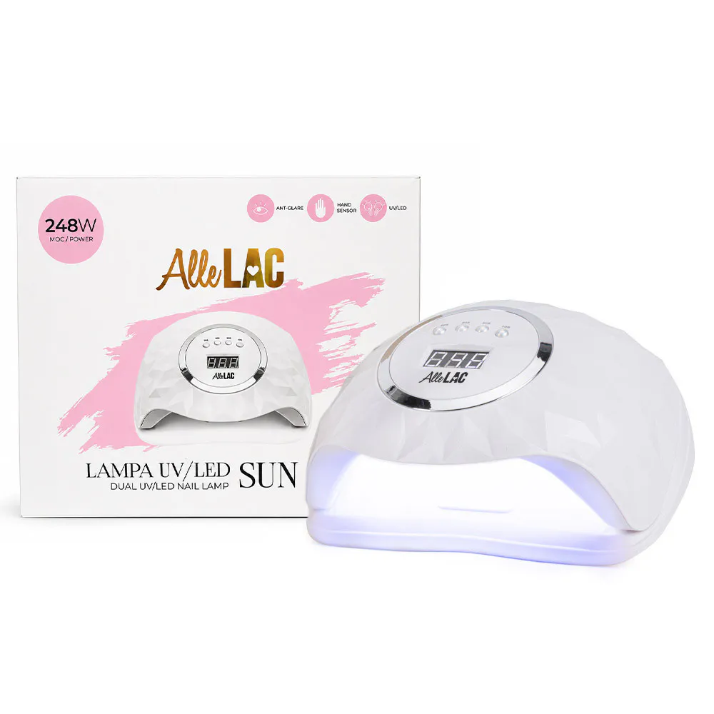 AlleLac SUN Y13 PRO UV/LED műkörmös lámpa 248W – fehér