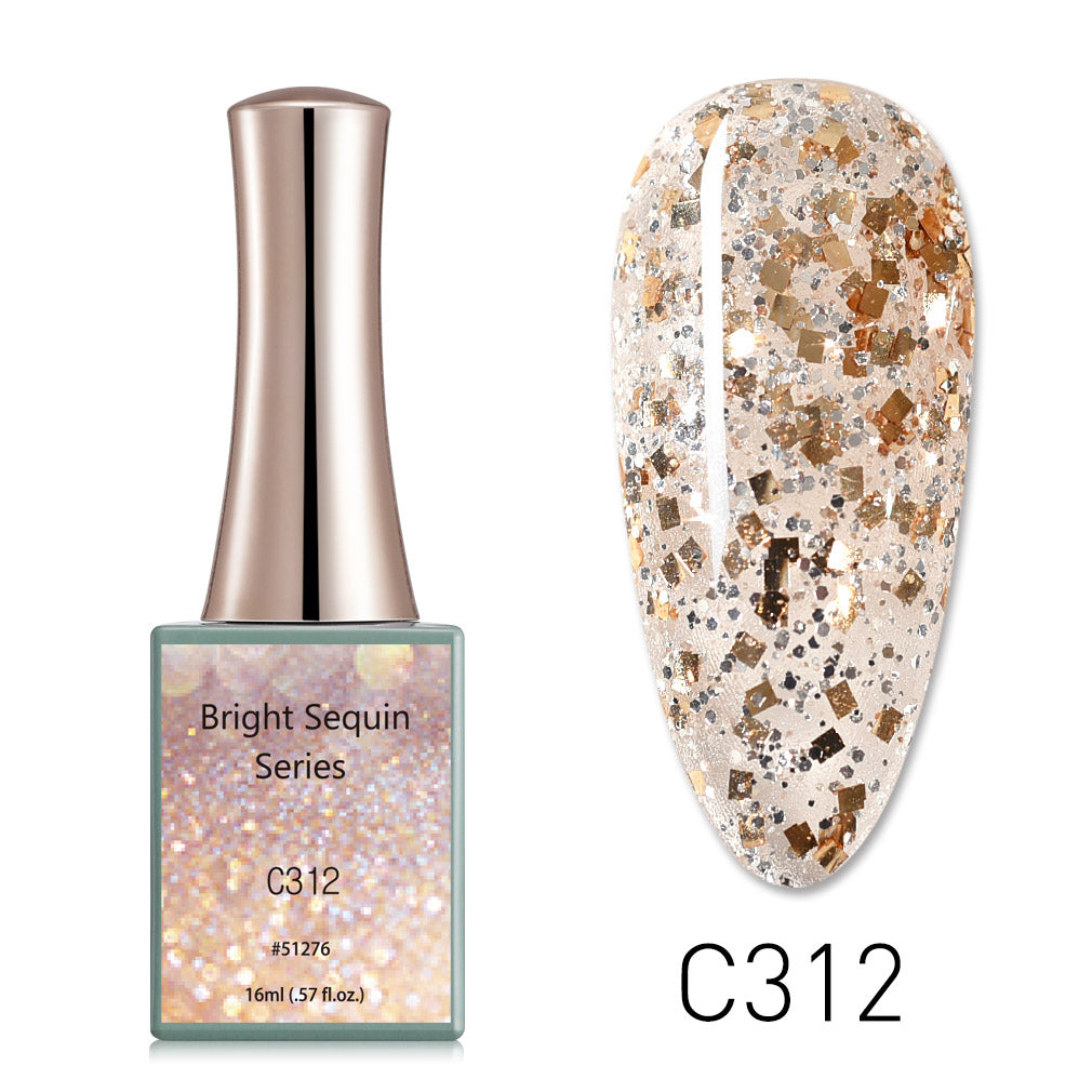 CANNI Bright Sequin Series UV/LED gél lakk 16 ml No.C312