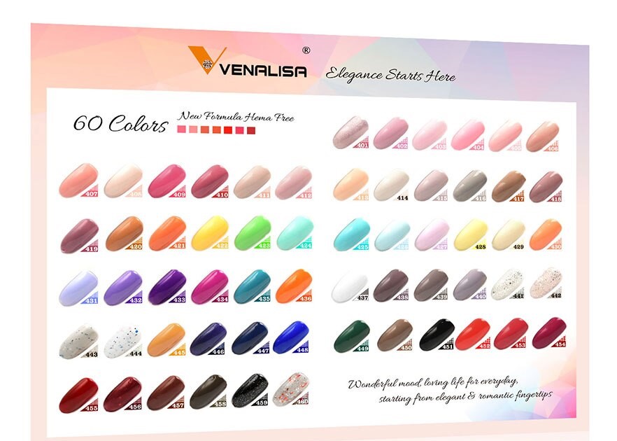 Venalisa bemutató paletta - VIP4 - 60 szín