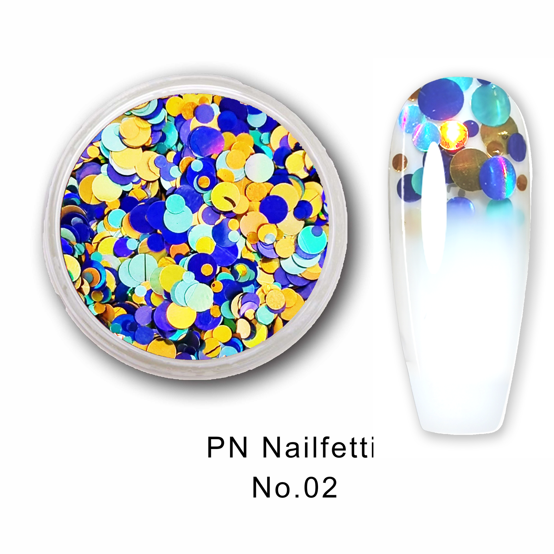 PN Nailfetti - Konfetti Flitter - No.02