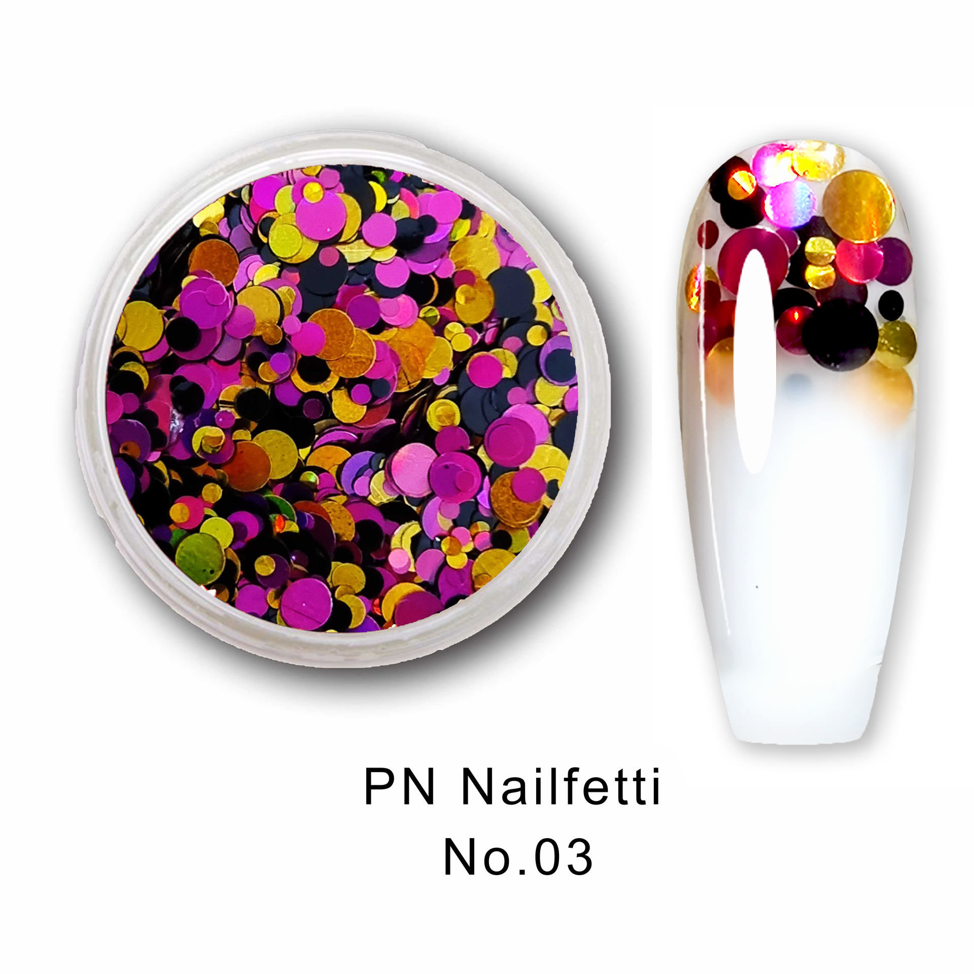 PN Nailfetti - Konfetti Flitter - No.03