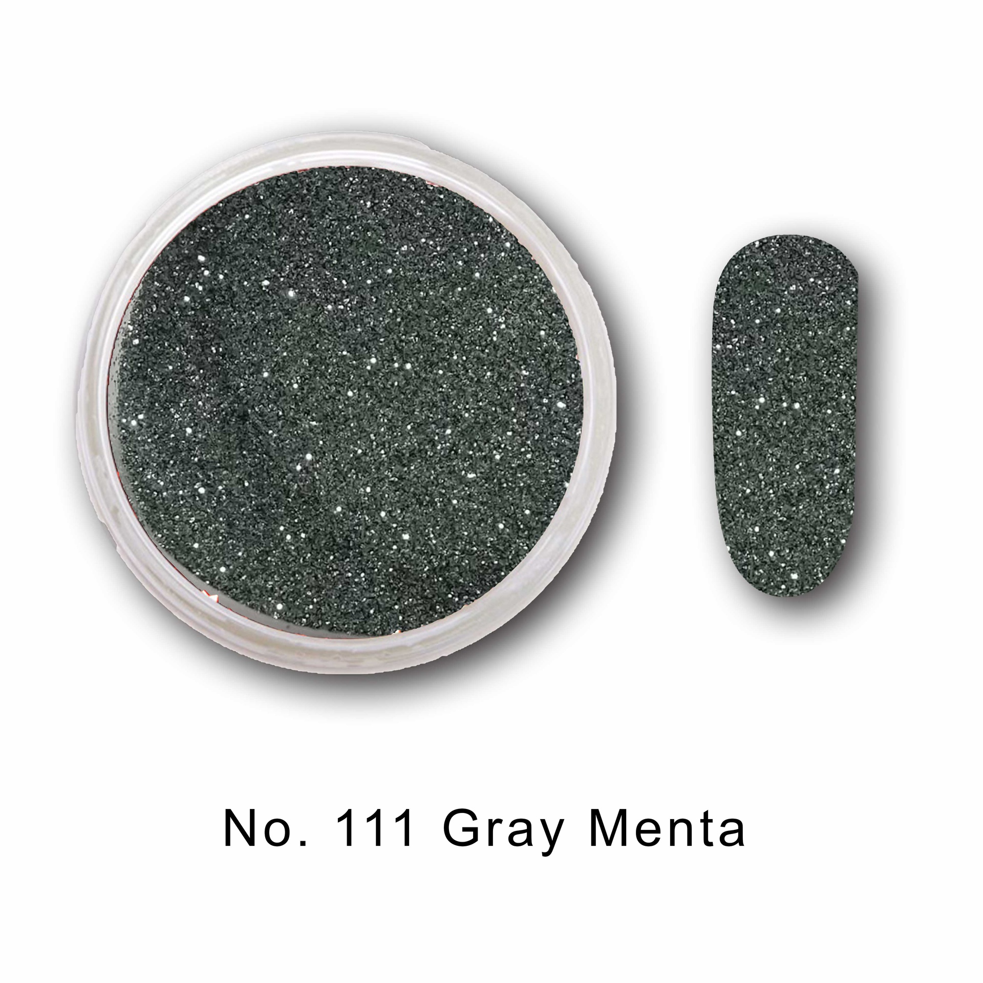 PN Csillámpor No.111 - 1gr - Gray Menta