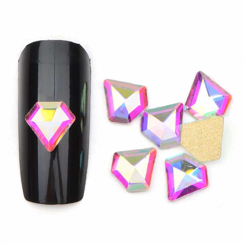 Multicolor formakő 12 db No.P132 5x5mm gyémánt