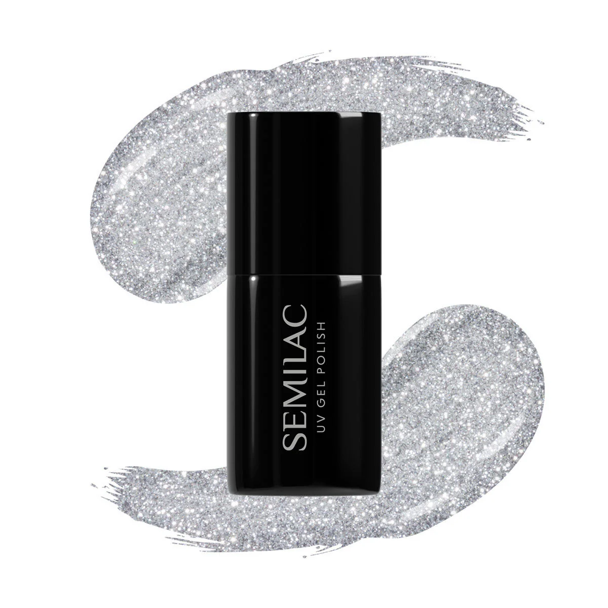 SEMILAC UV/LED Gél Lakk 7ml - 093 - Silver Dust