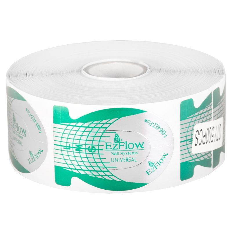 ACTIVESHOP FN02 műkörömépítő sablon – zöld – 500 db