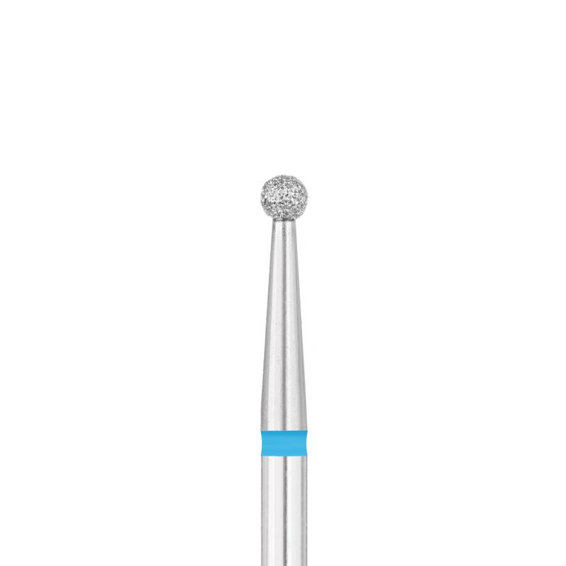 Gyémántporos csiszolófej - Gömb 2,3mm - közepes (kék)