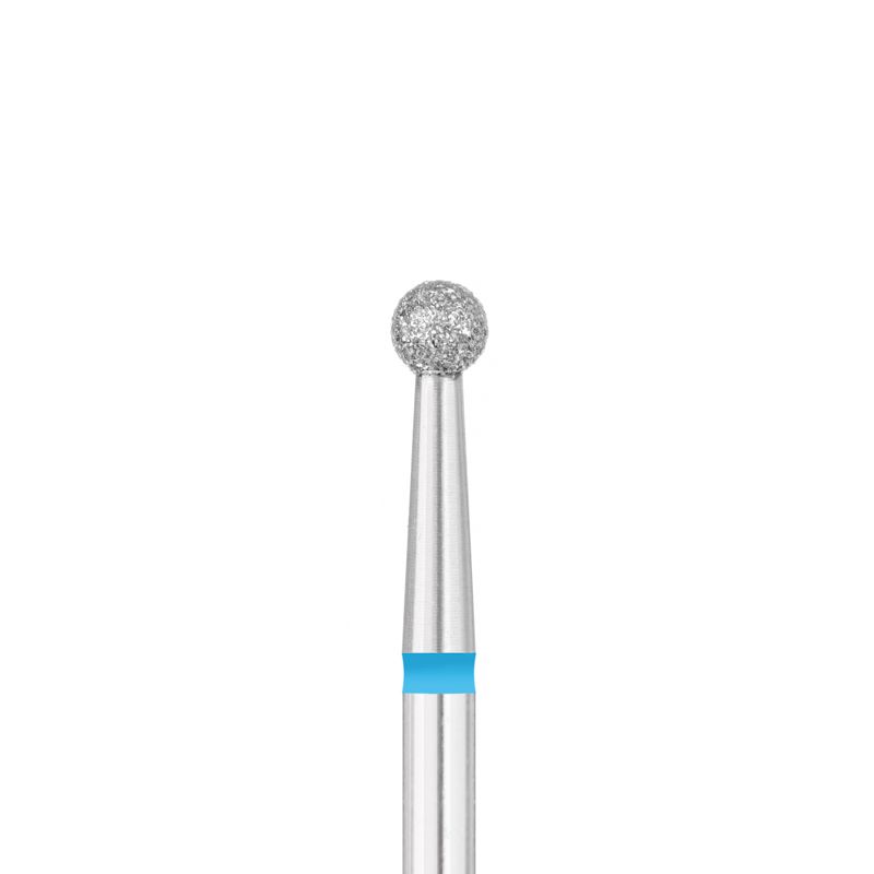 Gyémántporos csiszolófej - közepes erősségű gömb 3,1 mm