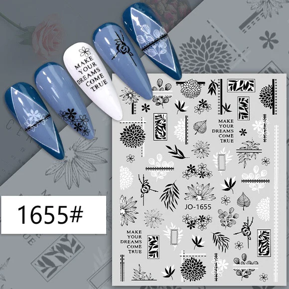 Köröm matrica 3D-s No.JO1655 -128