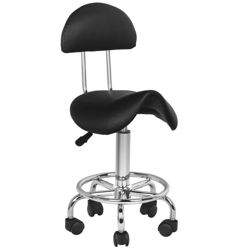 ActiveShop 6001 háttámlás nyeregszék – fekete