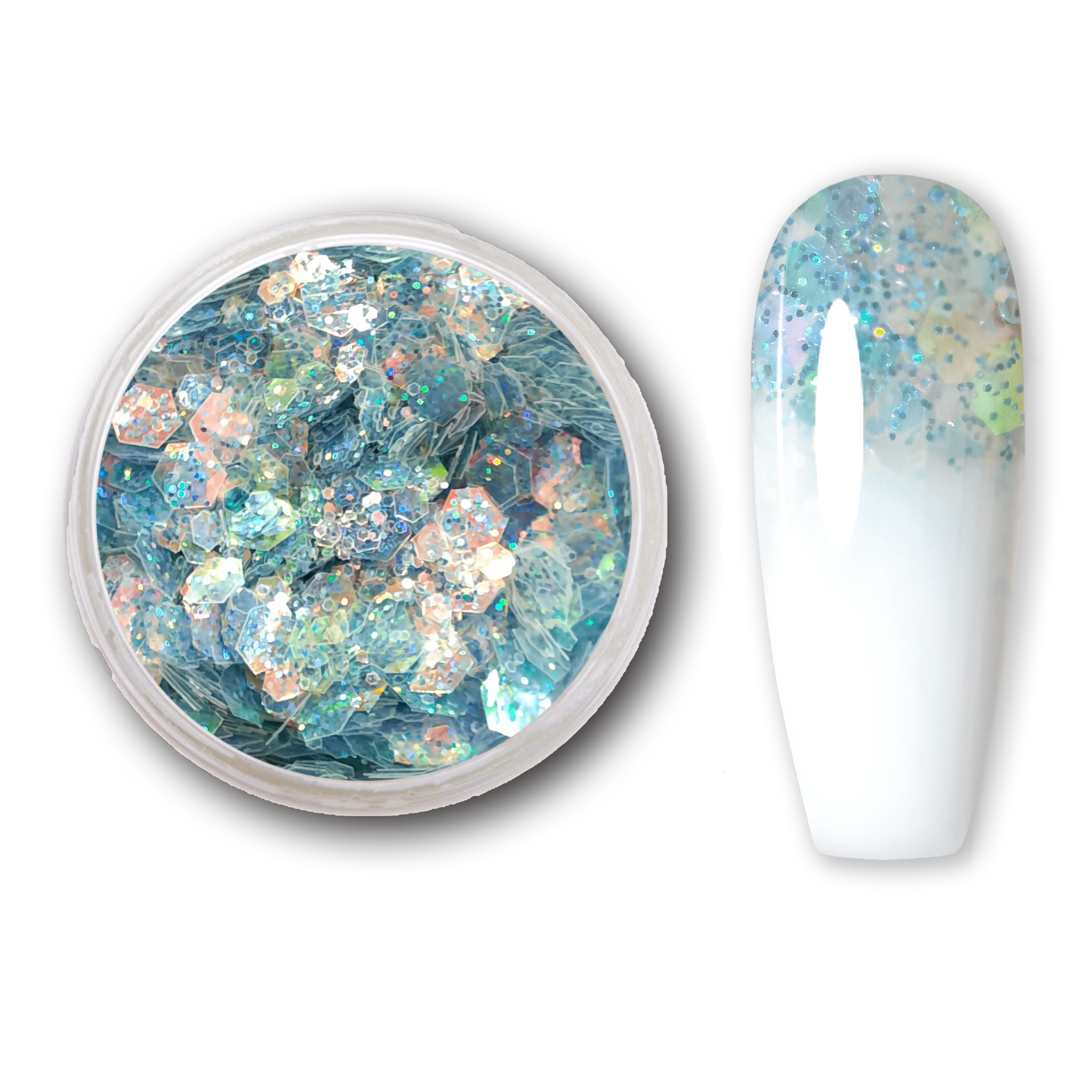 PN Holo glitter mix No.49 Shell