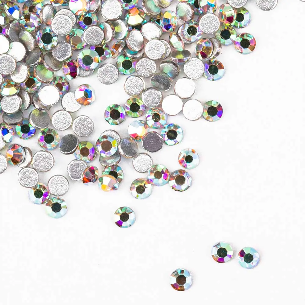 Körömdíszítő strasszkő – Crystal AB, SS5 – 50 db