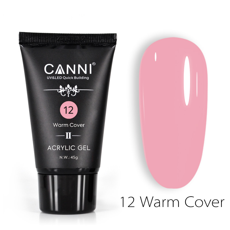 CANNI Poly Gél - Új formula - 45g - No.12 Warm Cover