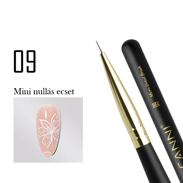 CANNI Prémium ecset No.09 - Nullás Short ecset 5 mm