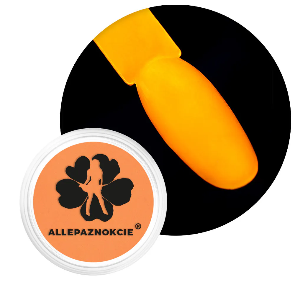 Allepaznokcie neon UV pigmentpor No.04 – narancs – 0,6 g