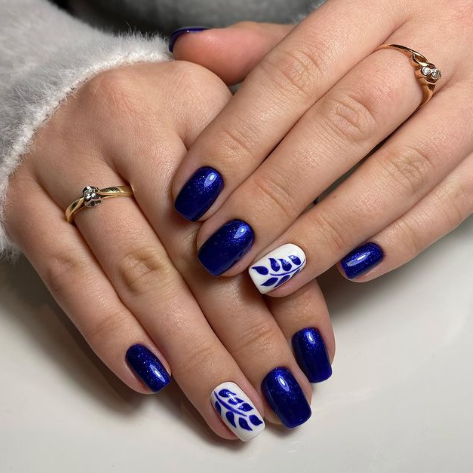 SEMILAC UV/LED Gél Lakk 7ml - 087 - Glitter Indigo
