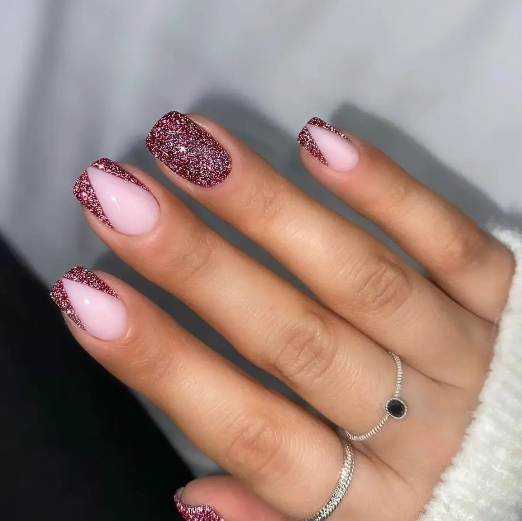 SEMILAC UV/LED Gél Lakk 7ml - 393 - HEMA FREE - Sparkling Black Cherry