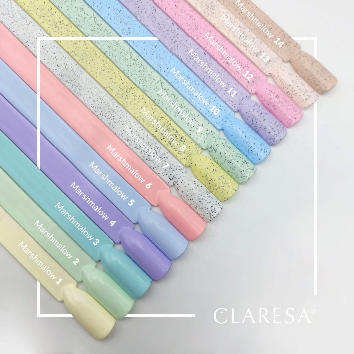 CLARESA UV/LED gél lakk 5g - MARSHMALLOW 7