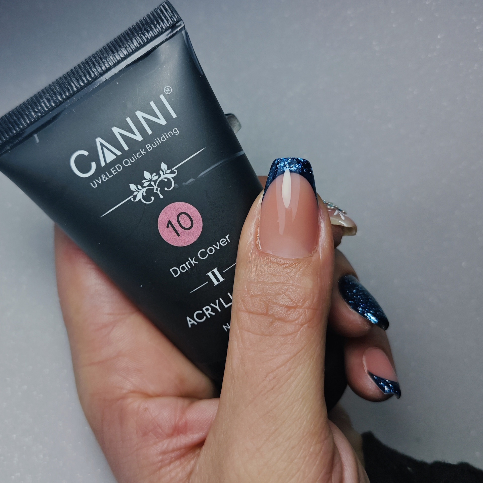 CANNI Poly Gél - Új formula - 45g - No.10 Dark Cover