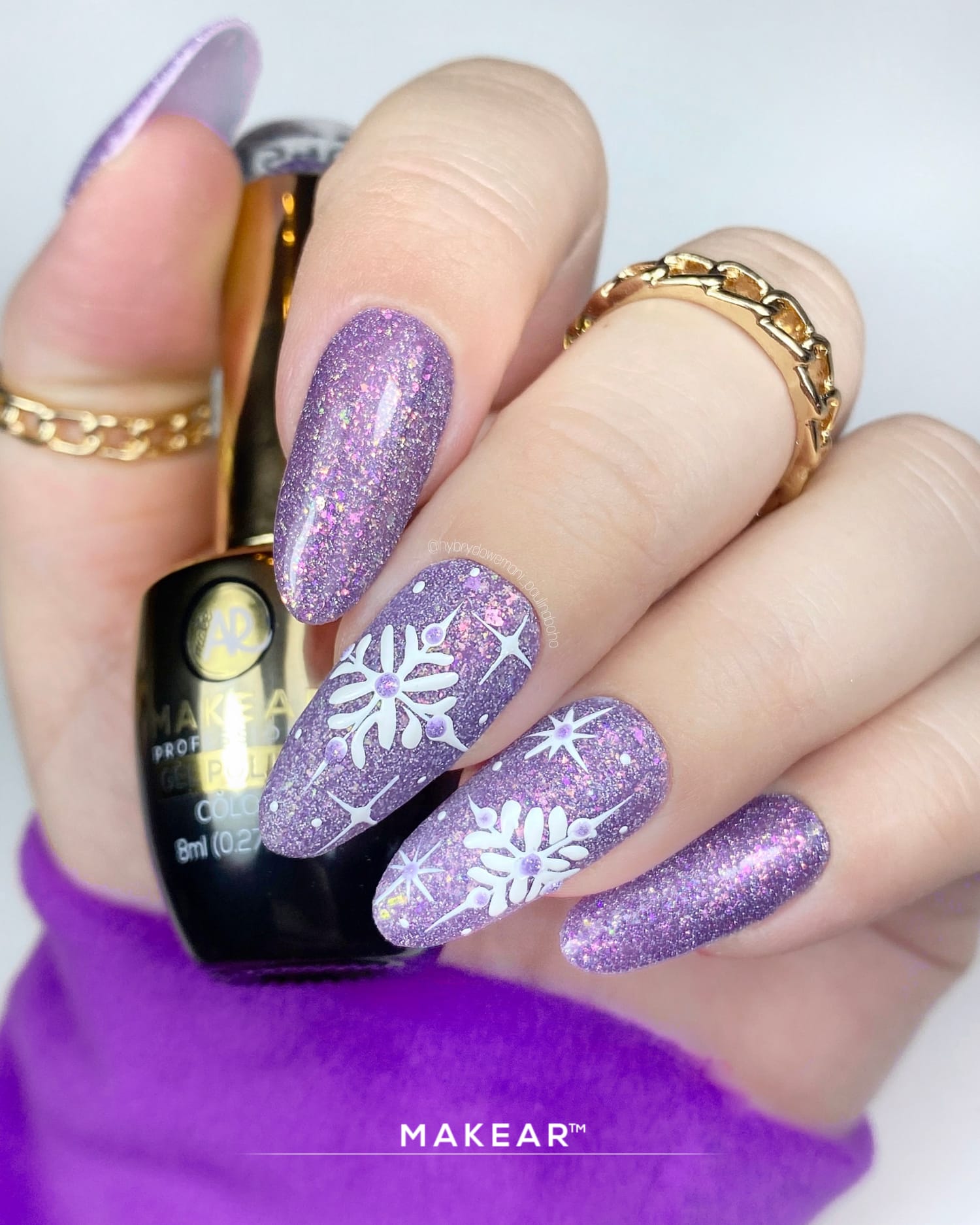 MAKEAR Gel Polish 8ml No.S46 Violetino STARMANI