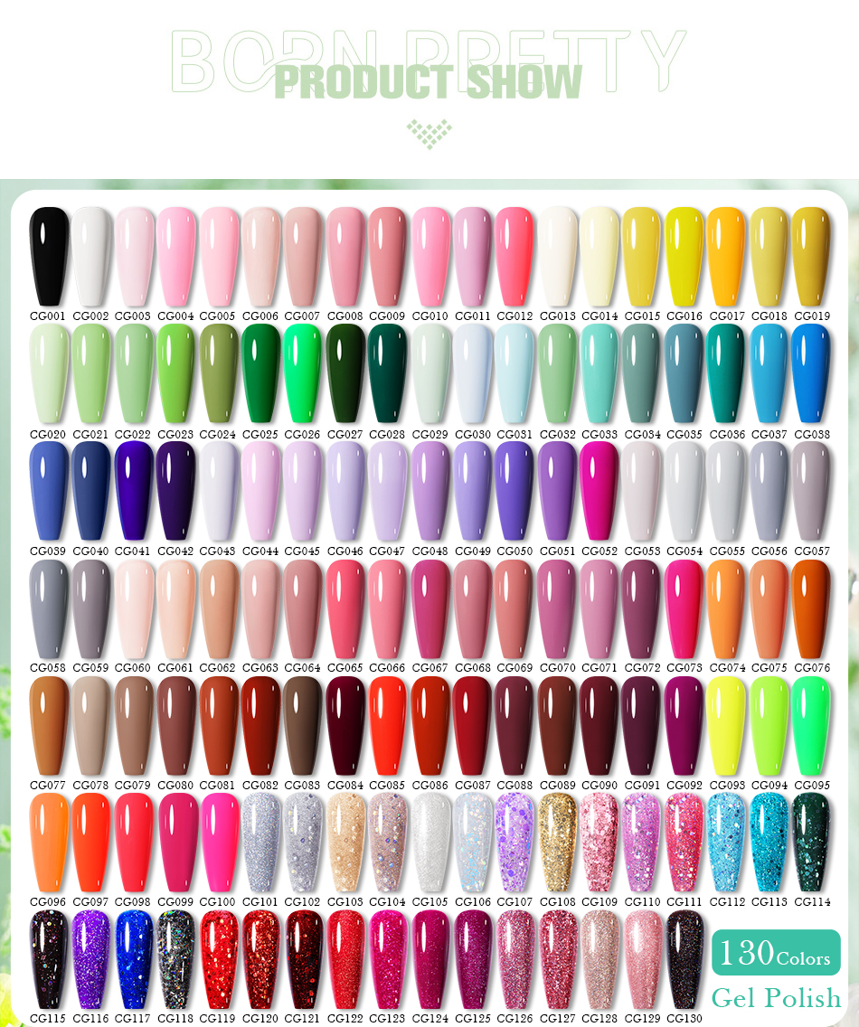Born Pretty UV/LED gél lakk 10 ml - CG003