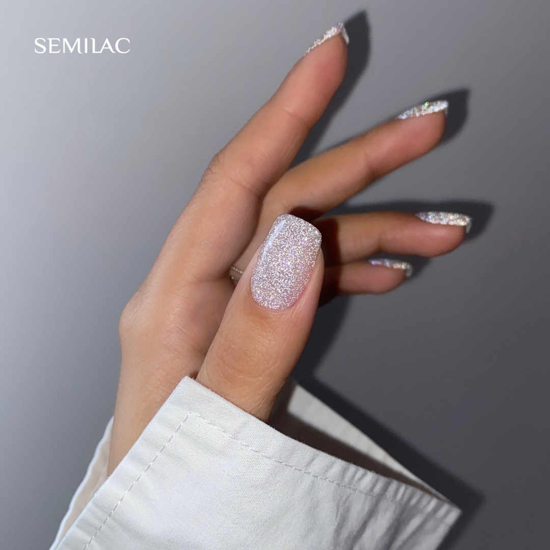 SEMILAC UV/LED Gél Lakk 7ml - 465 - HEMA FREE - Cat Eye - Luxury chillout