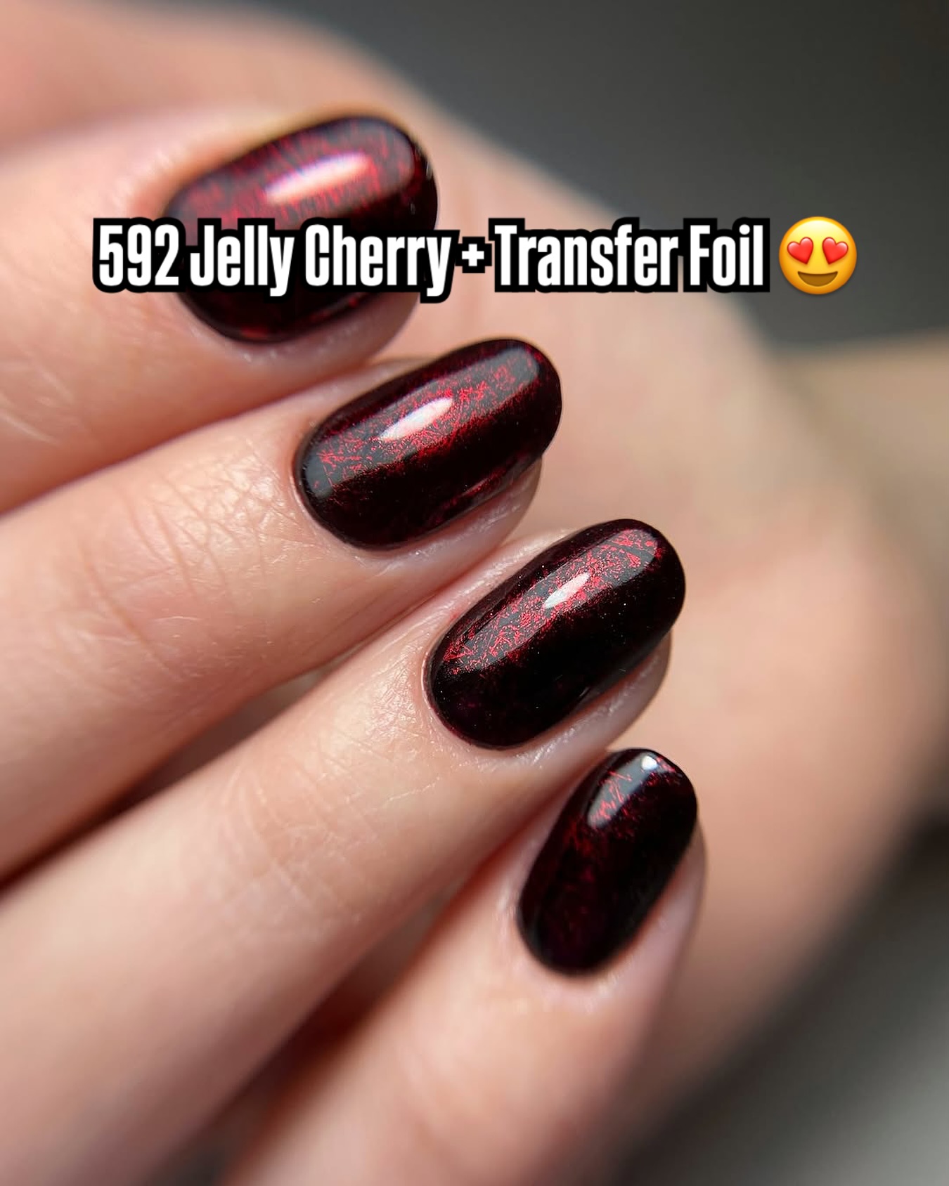 SEMILAC UV/LED Gél Lakk 7ml - 592 - Jelly Cherry (áttetsző)