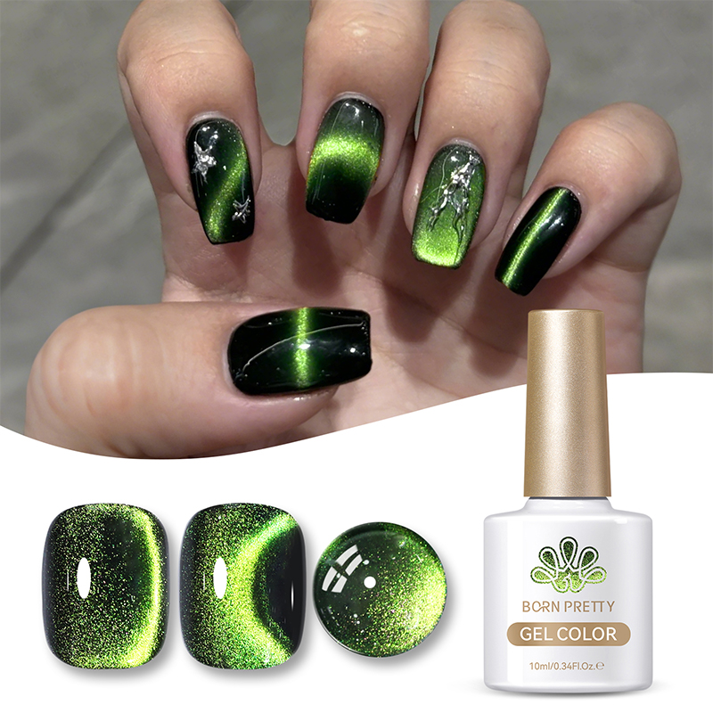 Born Pretty Cat Magnetic UV/LED gél lakk 10 ml - MY34 - 9D Cat Eye 