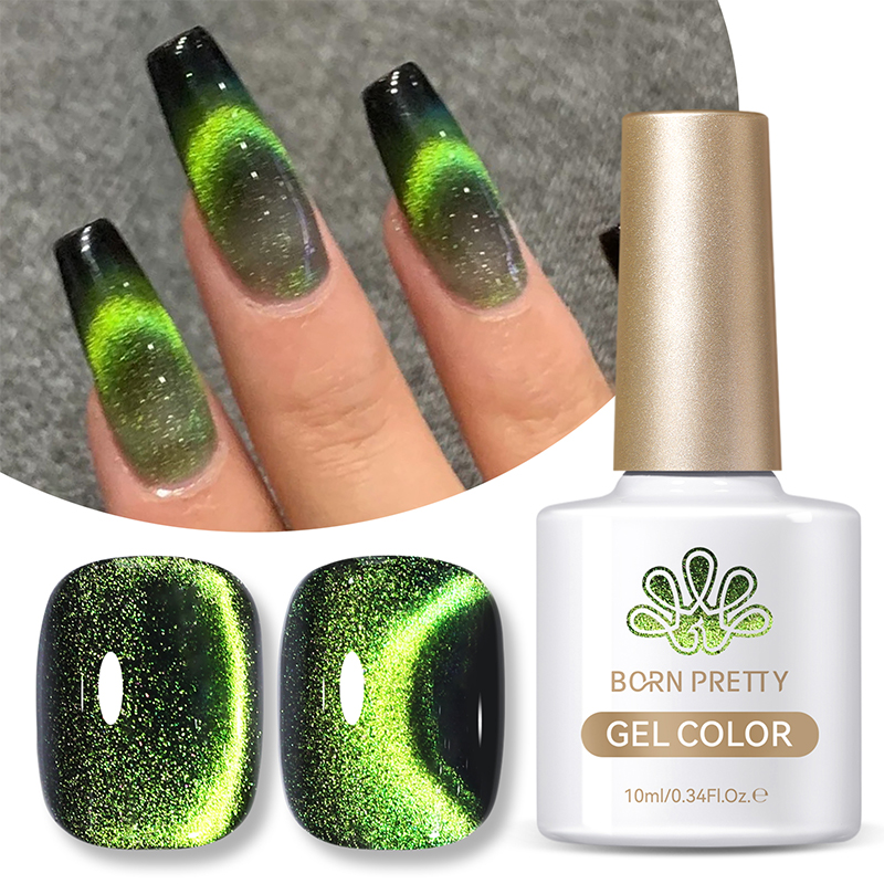 Born Pretty Cat Magnetic UV/LED gél lakk 10 ml - MY34 - 9D Cat Eye 