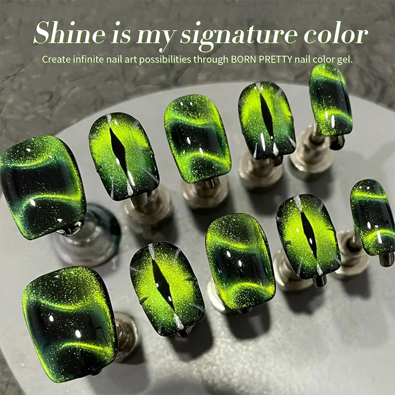 Born Pretty Cat Magnetic UV/LED gél lakk 10 ml - MY34 - 9D Cat Eye 