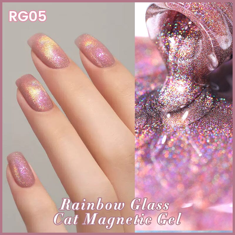Born Pretty Cat Magnetic UV/LED gél lakk 10 ml - RG05