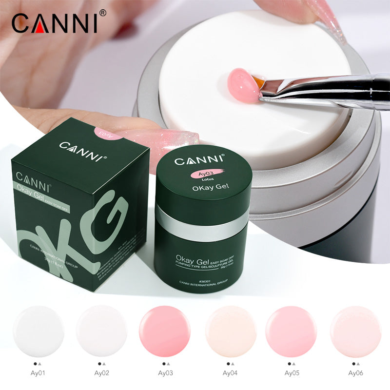 CANNI OKay Gel UV/LED építőzselé 30g - Ay05 Balsam