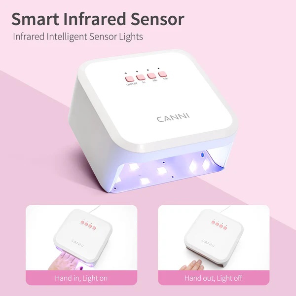 CANNI UV/LED Műkörmös Lámpa - 18 LED