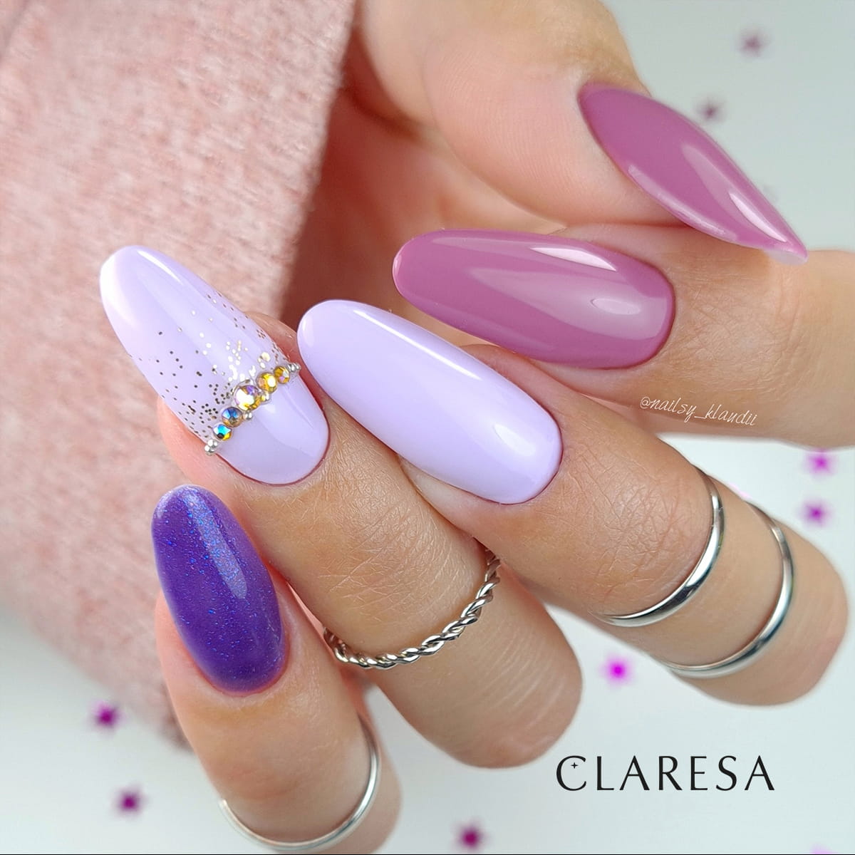 CLARESA UV/LED gél lakk 5g - PURPLE 613
